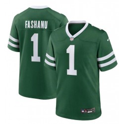 NFL New York Jets Olu Fashanu Nike Gotham Green 2024 Draft Jersey