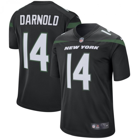 NFL New York Jets Sam Darnold 14 Nike Black Jersey