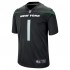 NFL New York Jets Zach Wilson 1 Nike Black 2021 Draft Jersey