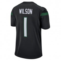 NFL New York Jets Zach Wilson 1 Nike Black 2021 Draft Jersey