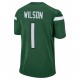 NFL New York Jets Zach Wilson 1 Nike Green 2021 Draft Jersey