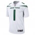 NFL New York Jets Zach Wilson 1 Nike White 2021 Draft Jersey