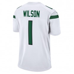 NFL New York Jets Zach Wilson 1 Nike White 2021 Draft Jersey