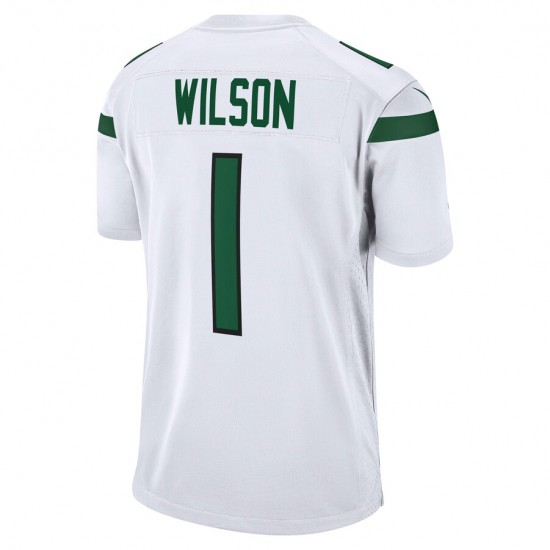NFL New York Jets Zach Wilson 1 Nike White 2021 Draft Jersey