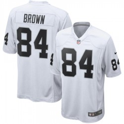 NFL Oakland Raiders Antonio Brown 84 Nike White Jersey