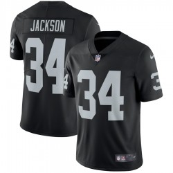 NFL Oakland Raiders Bo Jackson 34 Nike Black Jersey