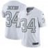 NFL Oakland Raiders Bo Jackson 34 Nike Silver Jersey