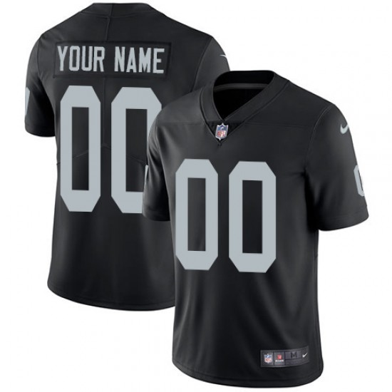 NFL Oakland Raiders Custom Black Jersey