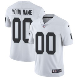 NFL Oakland Raiders Custom White Jersey