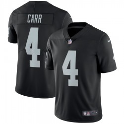 NFL Oakland Raiders Derek Carr 4 Nike Black Jersey