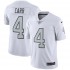 NFL Oakland Raiders Derek Carr 4 Nike Silver Jersey