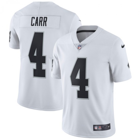 NFL Oakland Raiders Derek Carr 4 Nike White Jersey