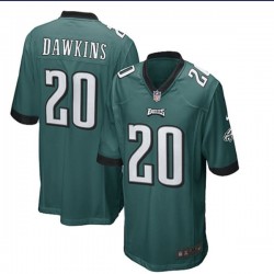 NFL Philadelphia Eagles Brian Dawkins 20 Nike Green Jersey