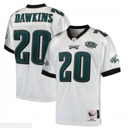 NFL Philadelphia Eagles Brian Dawkins 20 Nike White Jersey
