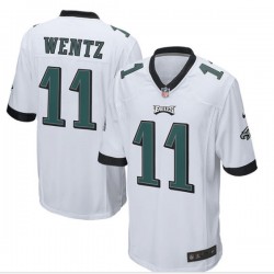 NFL Philadelphia Eagles Carson Wentz 11 Nike White Jersey