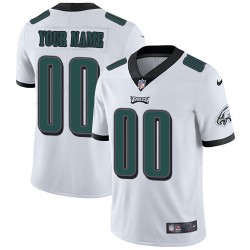 NFL Philadelphia Eagles Custom White Jersey
