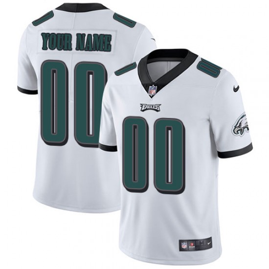 NFL Philadelphia Eagles Custom White Jersey