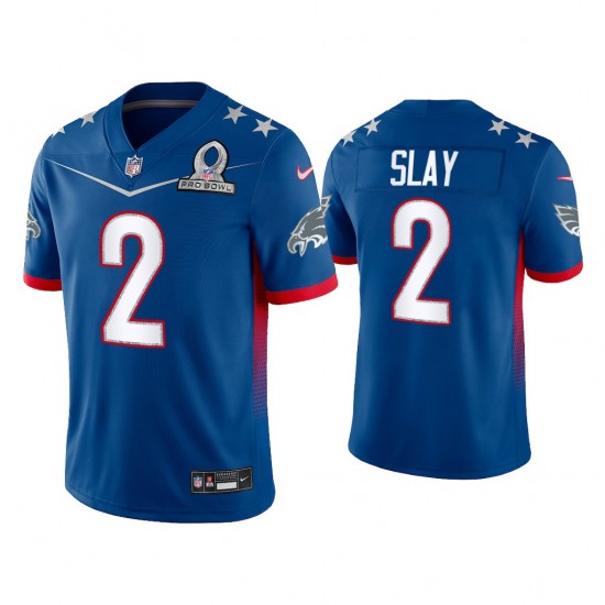 NFL Philadelphia Eagles Darius Slay 2 Nike Royal 2022 NFC Pro Bowl Jersey