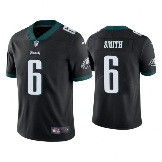 NFL Philadelphia Eagles DeVonta Smith 6 Nike Black 2021 Draft Jersey