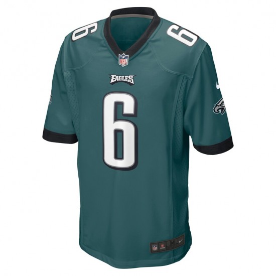 NFL Philadelphia Eagles DeVonta Smith 6 Nike Green 2021 Draft Jersey