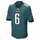 NFL Philadelphia Eagles DeVonta Smith 6 Nike Green 2021 Draft Jersey