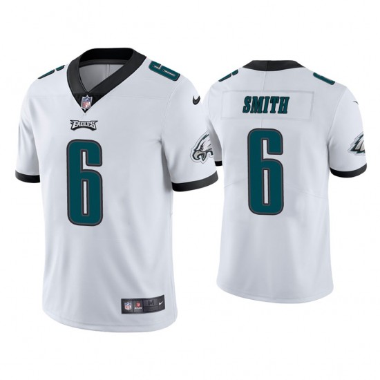 NFL Philadelphia Eagles DeVonta Smith 6 Nike White 2021 Draft Jersey