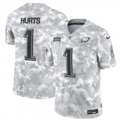 NFL Philadelphia Eagles Jalen Hurts Nike 2024 Salute to Service Jersey