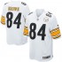 NFL Pittsburgh Steelers Antonio Brown 84 Nike White Jersey