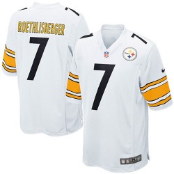 NFL Pittsburgh Steelers Ben Roethlisberger 7 Nike White Jersey
