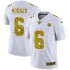 NFL Pittsburgh Steelers Devlin Hodges 6 Nike Flocked Leopard Print White Jersey