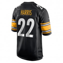 NFL Pittsburgh Steelers Najee Harris 22 Nike Black 2021 Draft Jersey
