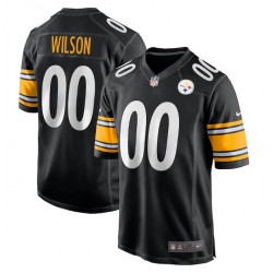 NFL Pittsburgh Steelers Roman Wilson Nike Black 2024 Draft Game Player Jersey