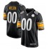 NFL Pittsburgh Steelers Roman Wilson Nike Black 2024 Draft Game Player Jersey