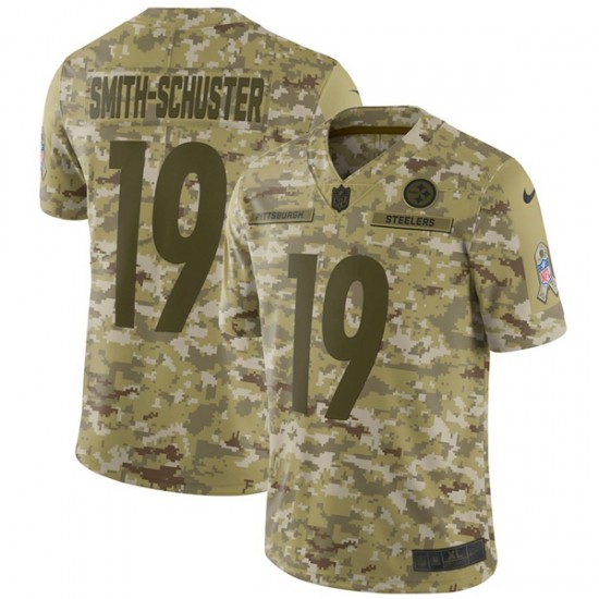 NFL Pittsburgh Steelers SMITH-SCHUSTER 19 Nike Salute to Service Jersey
