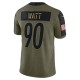 NFL Pittsburgh Steelers T.J. Watt 90 Nike 2021 Salute to Service Jersey