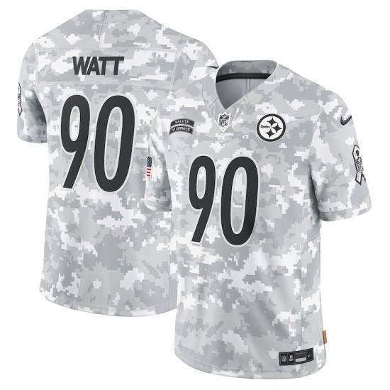 NFL Pittsburgh Steelers T.J. Watt Nike 2024 Salute to Service Jersey