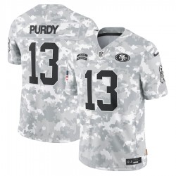 NFL San Francisco 49ers Brock Purdy Nike 2024 Salute to Service Jersey