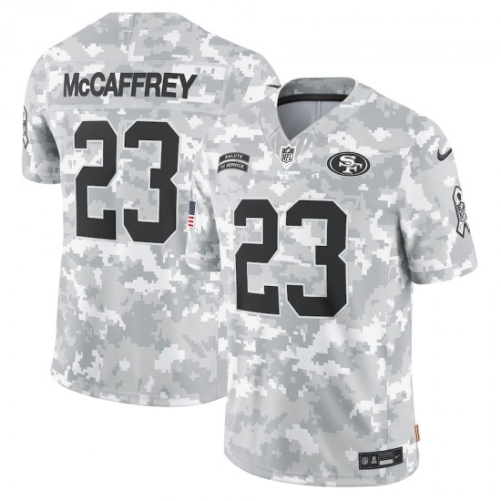 NFL San Francisco 49ers Christian McCaffrey Nike 2024 Salute to Service Jersey