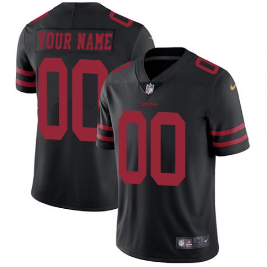 NFL San Francisco 49ers Custom Black Jersey