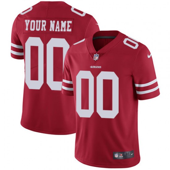 NFL San Francisco 49ers Custom Red Jersey