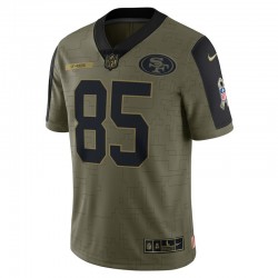 NFL San Francisco 49ers George Kittle 85 Nike 2021 Salute to Service Jersey