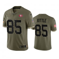 NFL San Francisco 49ers George Kittle 85 Nike 2022 Salute to Service Jersey