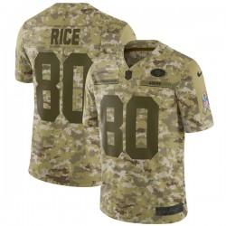 NFL San Francisco 49ers RICE 80 Nike Salute to Service Jersey