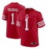 NFL San Francisco 49ers Ricky Pearsall Nike Scarlet 2024 Draft Jersey