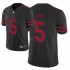 NFL San Francisco 49ers Trey Lance 5 Nike Black 2021 Draft Jersey