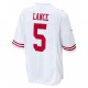 NFL San Francisco 49ers Trey Lance 5 Nike White 2021 Draft Jersey