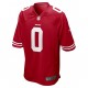 NFL San Francisco 49ers Trey Sermon Nike Red 2021 Draft Jersey