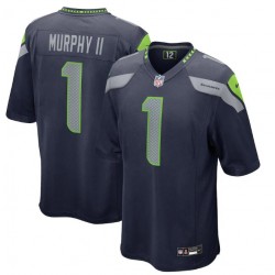 NFL Seattle Seahawks Byron Murphy II Nike College Navy 2024 Draft Jersey