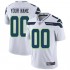 NFL Seattle Seahawks Custom White Jersey