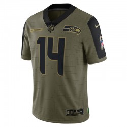 NFL Seattle Seahawks DK Metcalf 14 Nike 2021 Salute to Service Jersey